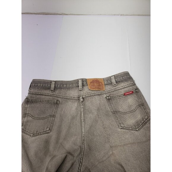 Vtg Dickies Branders Mens Smokey Gray Loose Denim Light Wash Jeans Size 42X30 - Picture 7 of 9